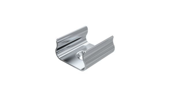 X metal mounting clip